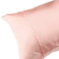 thumbnail image 2 of Unique Bargains Envelope Closure Soft and Smooth Satin Pillowcase (2 Count) Light Pink Queen, 2 of 6