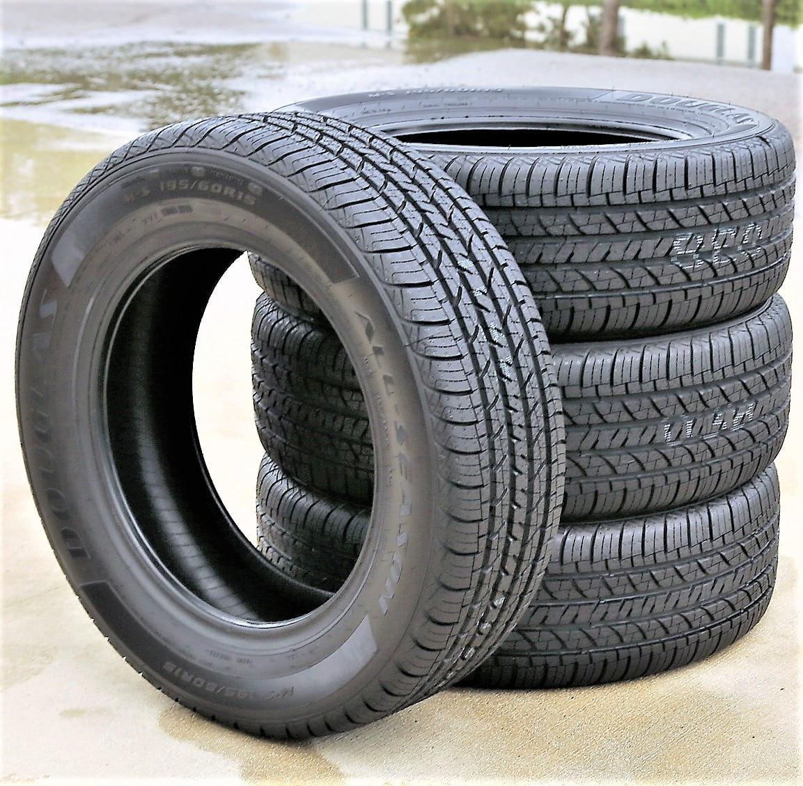 Set of 4 (FOUR) Douglas AllSeason 225/60R16 98T AS All Season A/S