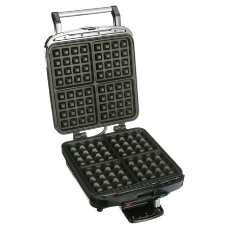 Cuisinart - 4-Slice Belgian Waffle Maker - Stainless Steel