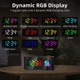thumbnail image 2 of Reloj despertador digital fuerte con pantalla RGB - ¡Perfecto para durmientes pesados!, 2 of 12