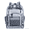 Gray, variant on Clear Backpack for Upper Grades School, PVC Clear Bookbag Heavy Duty Transparent Backpack for Stadium Travel Events See Through Bag