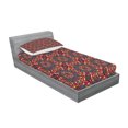thumbnail image 2 of Ambesonne Vintage Fitted Sheet & Pillow Sham Set, Colorful Inspired, Twin, Multicolor, 2 of 2