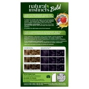 Clairol Natural Instincts Bold Hair Dye, Permanent Hair Color, V26 Violet Passiflora, 1 Application