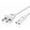 White, variant on 2 Prong Power Cord NEMA 1-15P to IEC320 Black Replacement for PS5/PS4/Xbox Series S/X, Printers, TVs & Soundbars