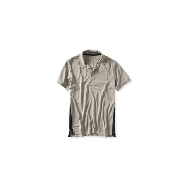 Aeropostale Polo Homme A87 Wick Away, Gris, Très Petit