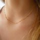 thumbnail image 3 of Design Collar Corto de Oro para Mujer Accesorios Collar para Mujer Mama Novia, 3 of 5