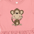 thumbnail image 4 of Inktastic Monkey Girls Toddler Dress, 4 of 5
