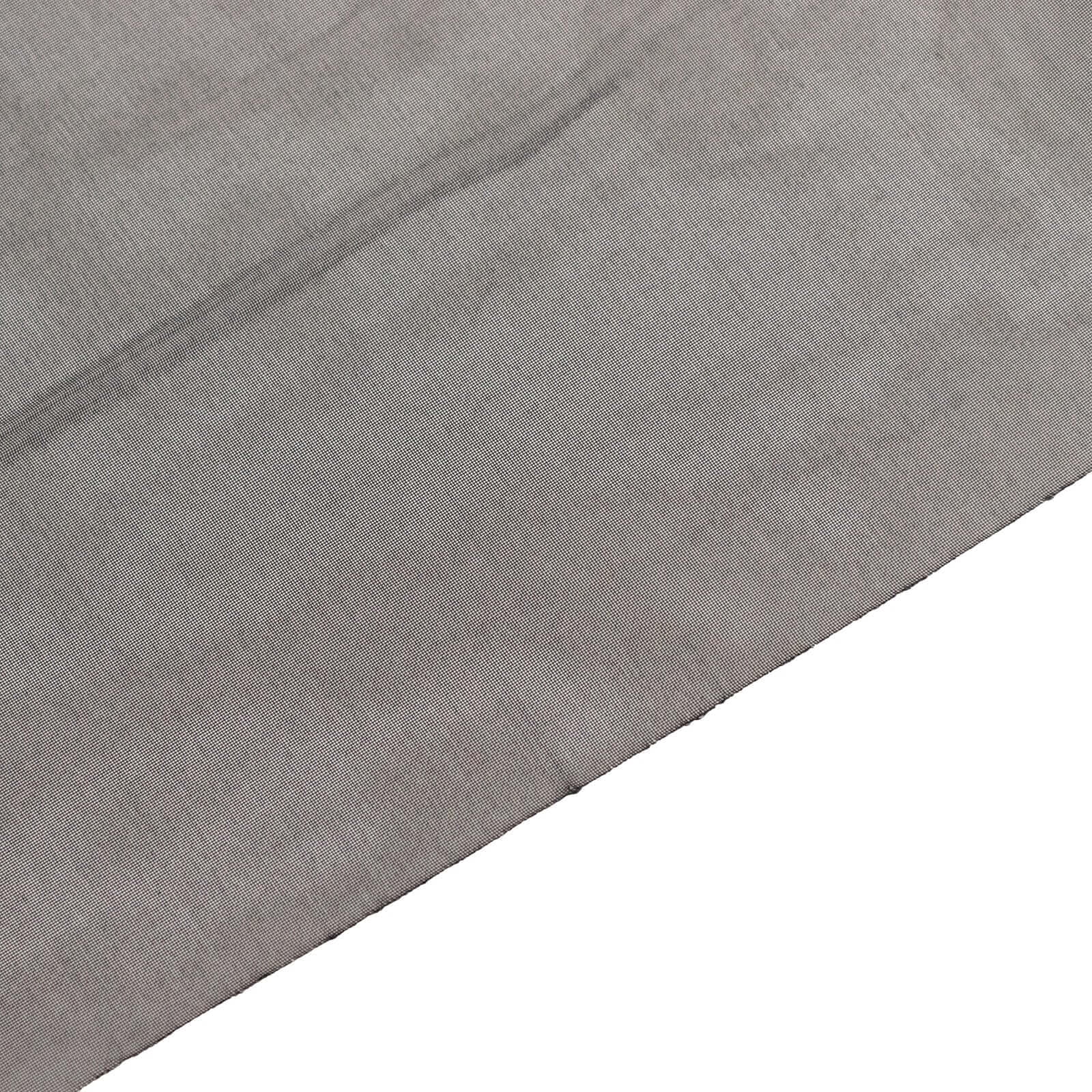 Efavormart 5ftx32ft Premium Black Chiffon Curtain Panel, Backdrop Ceiling Drapery With Rod Pocket