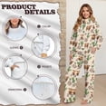 thumbnail image 6 of Yuyamidu Highland Cow Cactus Women's Tracksuits Matching Lounge Sets Loungewear 2 Piece Outfits Drawstring Sweatshirt Wide Leg Sweatpants Sweatsuit for Home Travel Athletic Tops Bottoms Set, 6 of 7