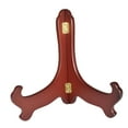 thumbnail image 4 of Esquirla Plate Display Stand Picture Frame Stand Decorative Wooden Easel,Plate Holder,Plate Stand for Dish Cook Books Tables Birthdays Red Medium, 4 of 8