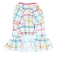 thumbnail image 2 of Vibrant Life Dress, Rainbow Window Pane, White, S, 2 of 4