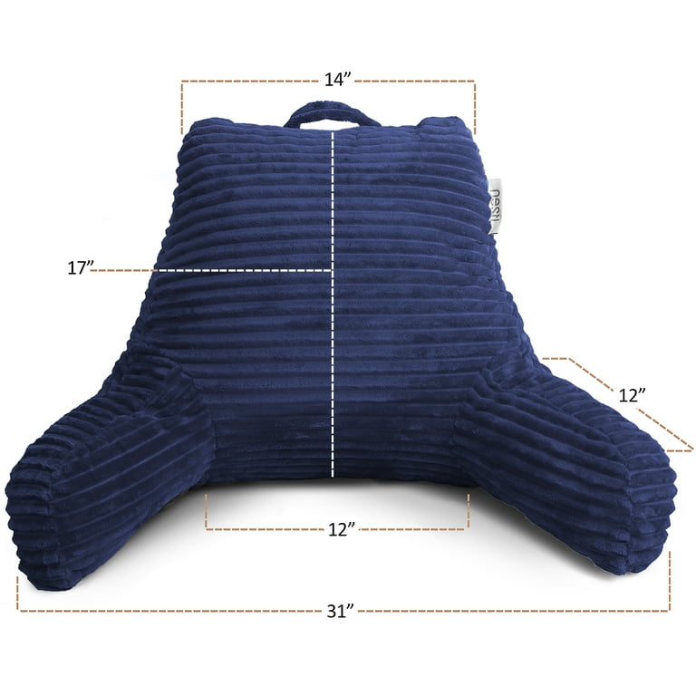 Navy backrest pillow outlet