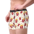 thumbnail image 2 of Fotbe Popcorn Calzoncillos Tipo Boxer con Bolsa de Soporte Total para Hombre, X-Temp Fresco, Transpirable y de Secado Rápido-Small, 2 of 5
