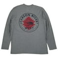 thumbnail image 2 of The Foundry Mens Big & Tall Gray River Trout Fishing Long Sleeve Shirt 3XLT, 2 of 2