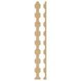 thumbnail image 6 of Ekena Millwork 47"H x 1/8"T Pontiac Adjustable Acrylic Decorative Slat Wall Panel Kit, Grey (contains 16 Slats + 1 Straight Edge Starter Slat), 6 of 11