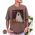 thumbnail image 3 of German Shepherd Halloween Ghost Shirt, Funny Spooky Season Unisex T-Shirt, 3 of 5