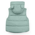 thumbnail image 4 of Kids Puffer Vest with Hooded Bear Ear Sleeveless Lightweight Outerwear Jackets & Vests Winter Vest Kids Clothes Girls 3-4 Years, 4 of 7