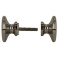 thumbnail image 2 of CRL SDK100PN Polished Nickel Traditional Style Back-to-Back Shower Door Knobs, 2 of 5