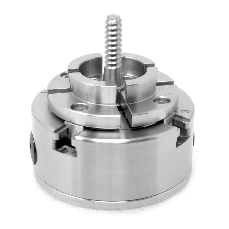 WEN 3.75-Inch 4-Jaw Self-Centering Lathe Chuck Set with 1-Inch x