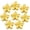 Gold, variant on 8 count Flower Hair Clips for Women - Claw Clips Ideal for Thick Hair, 3.15" as Hawaiian - Style Summer Beach Hair Accessories ()