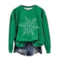 thumbnail image 3 of RXMEKW Chandail de Noël pour Femmes, Haut à Manches Longues et Col Rond avec Design Imprimé, 3 of 4