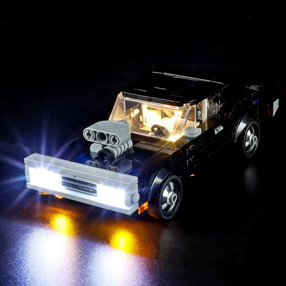 LED Light for Lego-76912 Speed Champions Fast & Furious 1970 Dodge Charger R/T Building Blocks Model (Lego Set NOT Included)