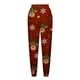 thumbnail image 5 of Pntutb Mujer Moda Casual Navidad Impreso Cordón Apretado Leggings Cintura Elástica Pantalones Largos Pantalones Pntutb Pntutb-6338, 5 of 5