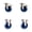 2 Swivel w/2 Total Lock Brakes - 2 Rigid, variant on 3 Inch 316SS Solid Polyurethane Wheel Rigid Top Plate Caster Service Caster