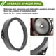 thumbnail image 3 of Anillo Espaciador de Altavoz Único Bargains Adaptador de Altavoz Tweeter para Fiat 500 2007 Impermeable Negro para 6.5" ABS 2 Pcs, 3 of 7