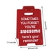 thumbnail image 3 of Divertido letrero de escritorio de oficina | Recordatorio de acrílico motivacional rojo | Decoración inspiradora con frases alentadoras para los compañeros de trabajo | 10x16cm | Placa extenible, 3 of 6