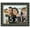 Black, variant on 15x12 Gold Modern Bamboo Picture Frame - UV Acrylic, Foam Board Backing, Hanging Hardware