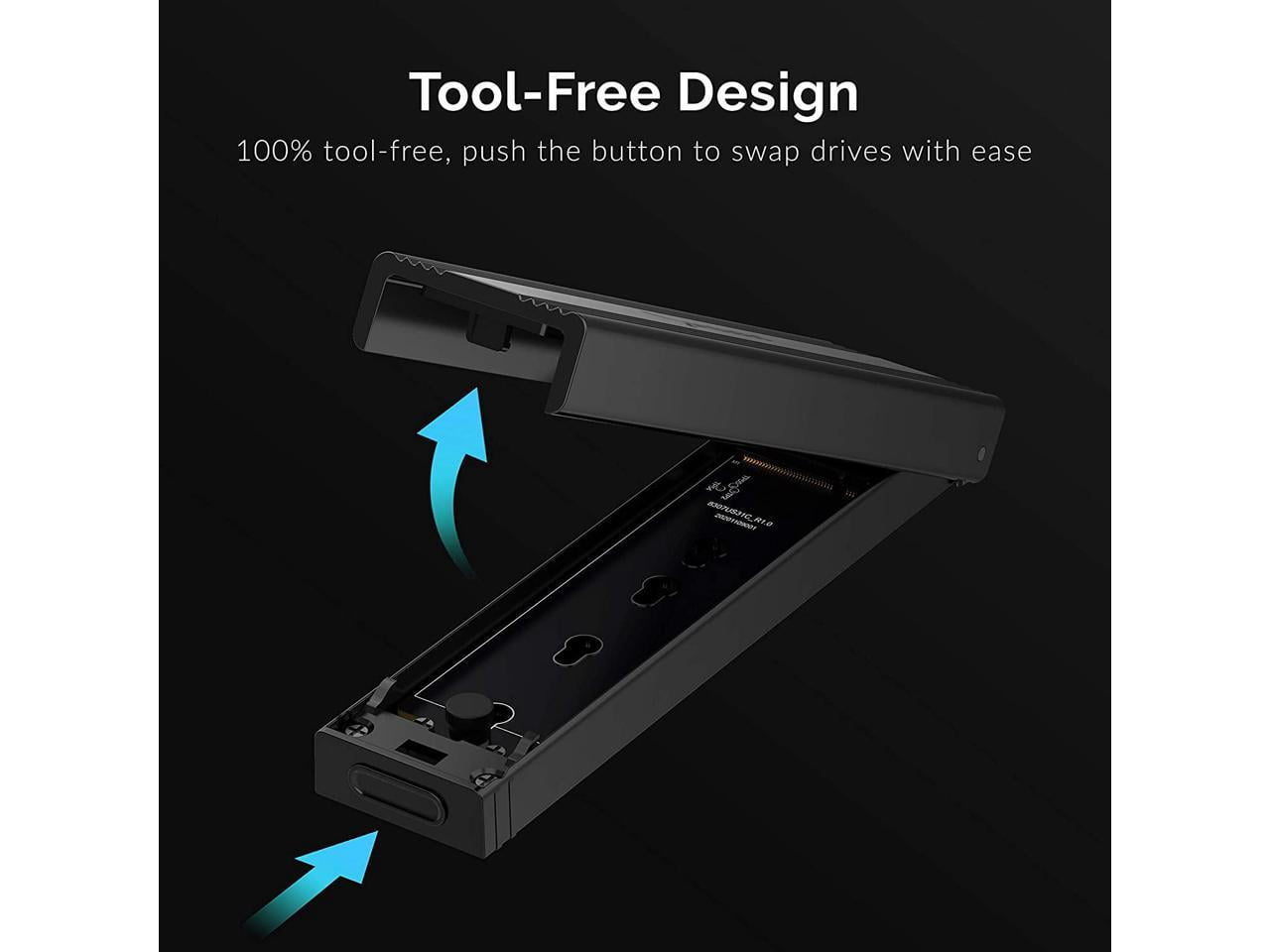 USB 3.2 TYPE-C TOOL-FREE ENCL
