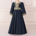 thumbnail image 7 of WAYUTE Girls Dress Elegant Formal Party Dress Abaya Gown for Celebration Evening Attire Casual Dailywear, 7 of 7