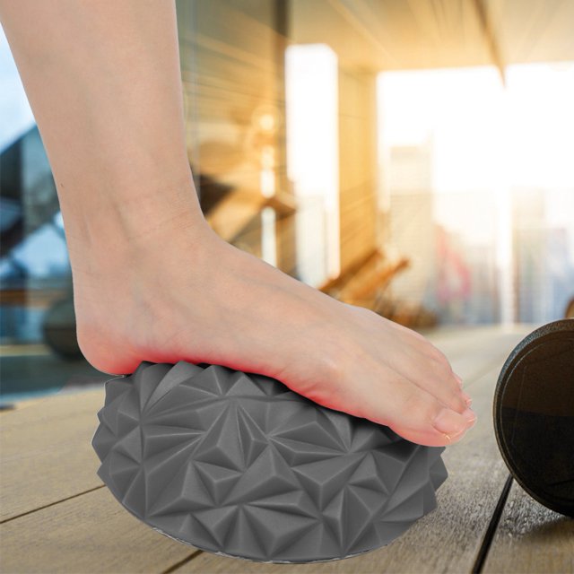 Spiky Massage Ball - Deep Tissue Foot Massager, PVC, Semicircle, Foot Point Stress Relief For Relieving Plantar Fasciitis