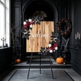 thumbnail image 5 of Gothic Dark Red Halloween Artificial Flower Swag Set of 2, 25.59 Inch Symmetrical Floral Bouquet for Wedding Welcome Sign Decor, 5 of 7