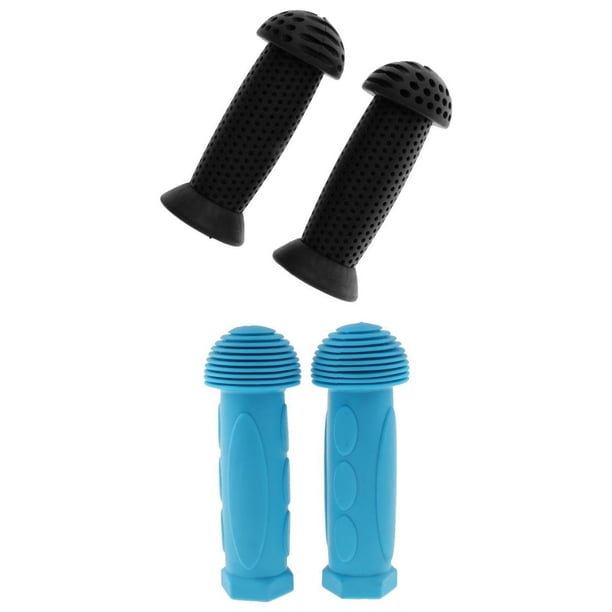 2X Bike Bike Grips Empuñadura de manilr de goma suave con almohadils de extremo de barra segura para bicicletas de y scooter y neg DYNWAVEMX Apretones de manillar de bicicleta