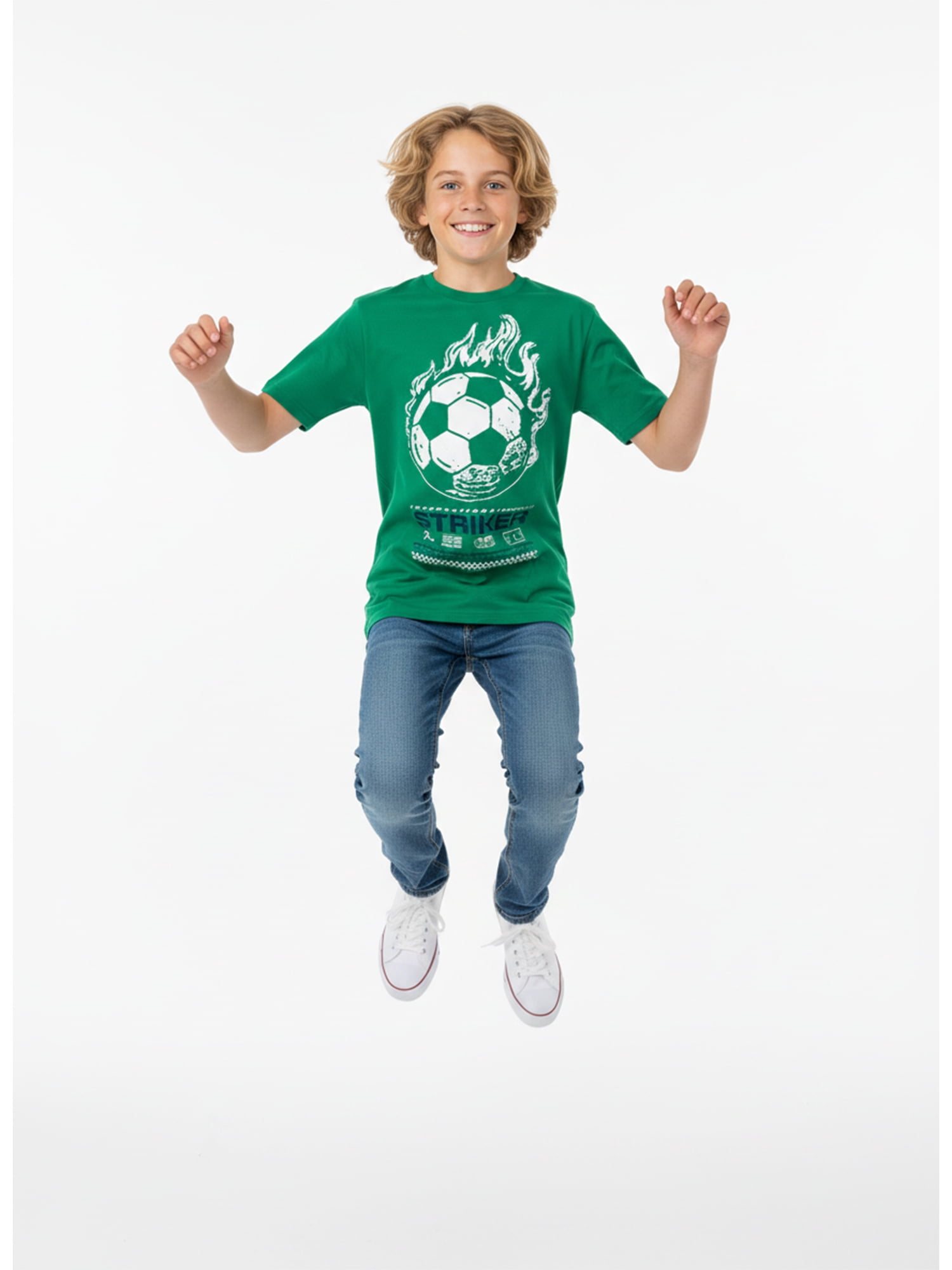 Wonder Nation, Boys' Graphic T-Shirt, Striker, Sizes 4-18