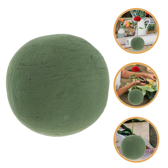 Topbathy Floral Arrangement Foams Floral Foam Ball Green 1Pcs with for DIY Craft Supply