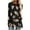 Black, variant on IROINNID Discount Tunic Tops for Women Womens Oversized Shirt Casual Loose Long Sleeve Boat Neck Printing T-Shirt Tops,Black