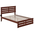 thumbnail image 2 of AFI Oxford Solid Wood Full Bed with Footboard and USB Charger in Walnut, 2 of 7