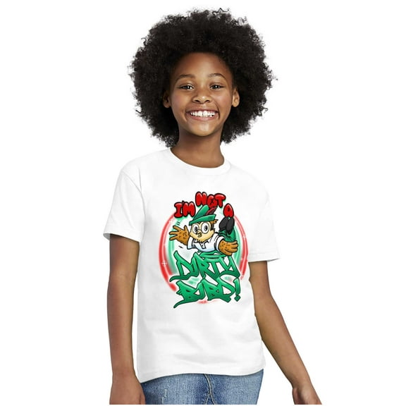 Airbrush Woodsy Owl Not A Dirty Bird Crewneck T Shirts Boy Girl Teen Brisco Brands L