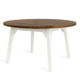 thumbnail image 3 of Spaco 47-inch Dining Table, Round Farmhouse Kitchen Table for 4-6, Dining Table for Indoor as Living Room, Kitchen, Brown, 3 of 4
