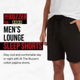 thumbnail image 4 of At the Buzzer Men's Pajama Shorts / Sleepwear / PJs. (Black, Small), 4 of 7