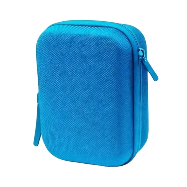Esquirla Sac de Rangement pour Médicaments Double Fermeture Éclair Étui Compact pour Maison Sport Extérieur Bleu