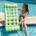 thumbnail image 4 of Nkmbld Pool Floats Adult, Ultra Comfort Water Floating Lounger with Headrest for Swimming Pool Tanning, Pool Party, Summertime Beach Outdoor, 4 of 8