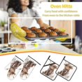 thumbnail image 5 of Fotbe C for 4Pcs Oven Mitts and Pot Holders, 500℉ Heat Resistant Oven Mitts , Non-Slip Silicone Surface Safe for Baking, Cooking, BBQ, 5 of 6