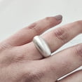 thumbnail image 2 of Silver Matte Finish Band Ring, Meditation Ring, 925 Sterling Silver Ring, Plain Unisex Ring, Art Fidget Ring, Handmade Jewelry, Christmas, Womans Band Ring, Anxiety Ring, Mans Band Gifts, 2 of 8