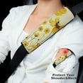 thumbnail image 2 of WYYP Yellow Flowers, Bees Car Seat Belt Cover - Funny Safety Seatbelt Protector - Ideal for Car Interior Accessories 1Pcs, 2 of 5
