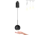 thumbnail image 1 of FSLiving Lampe de Piste Réglable en Hauteur Type J Lumière de Piste Gimbalée avec Contrôle par Main Gradation Continue Lampe d'Intérieur Sans Hauteur, Noir Mat - 1 Pack, 1 of 8