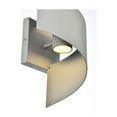 thumbnail image 4 of Raine Integrated LED wall sconce in silver, 4 of 4